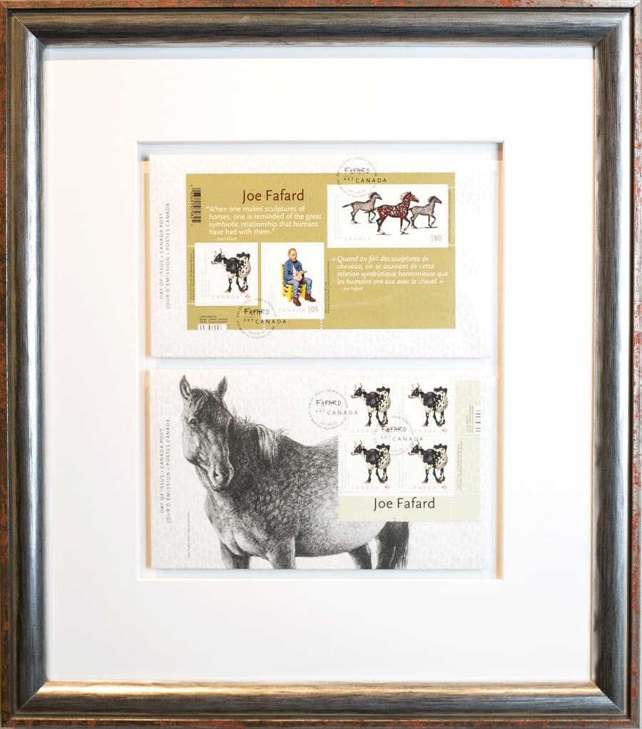 Artwork in an ornate period-style frame